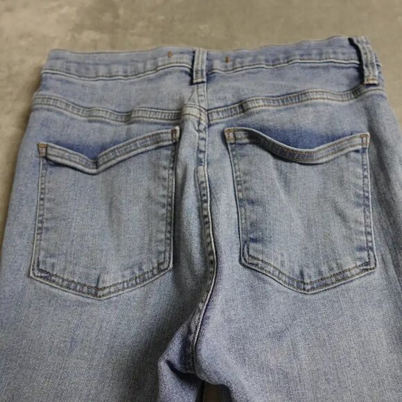 Free People Jeans Women's Size 26 Blue Denim Skinny Straight Activewear - Picture 9 of 10